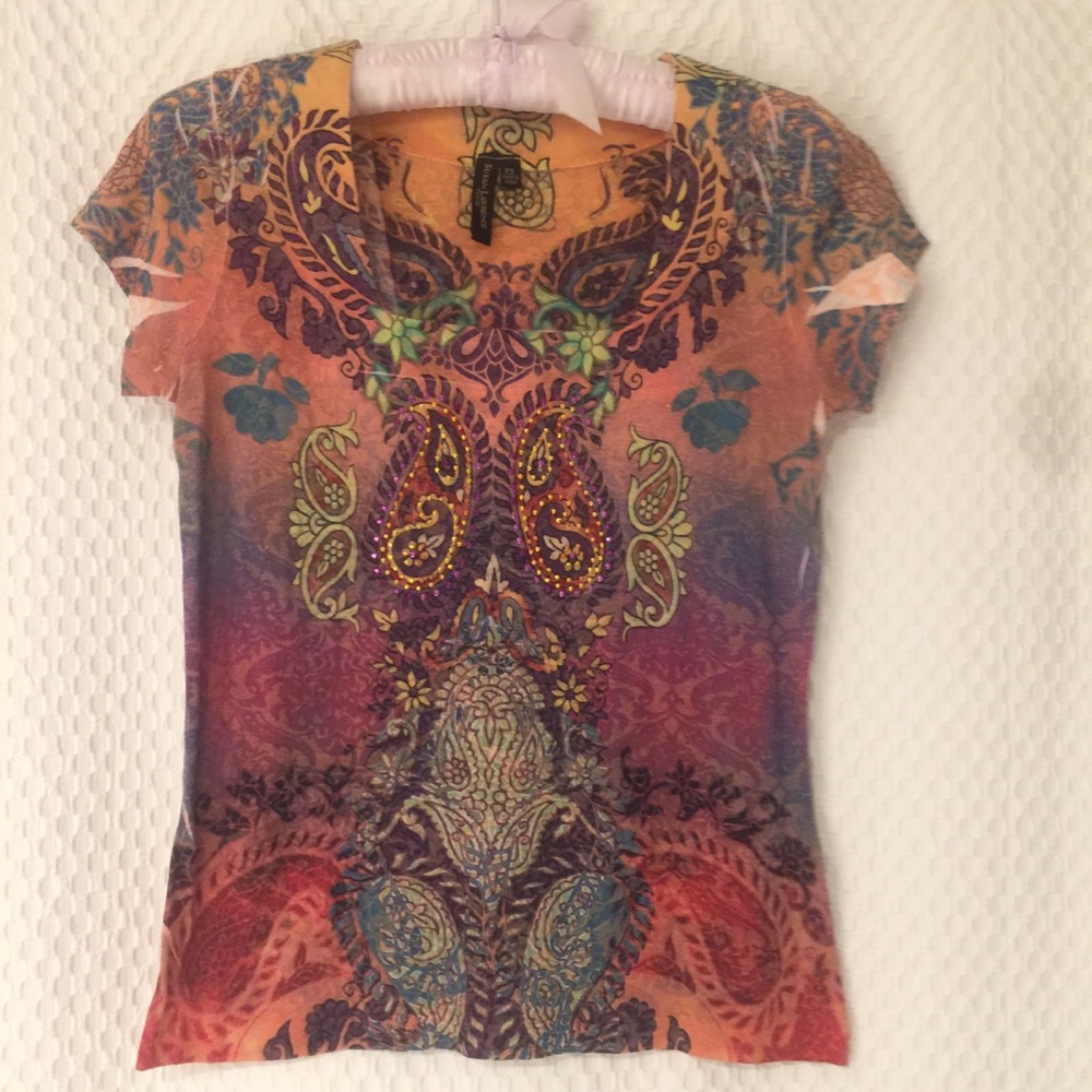 Susan Lawrence colorful T-shirt—526–077